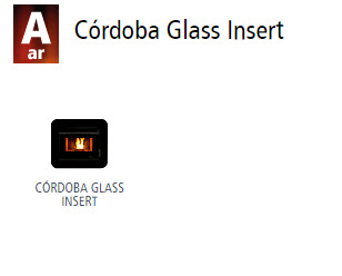 Estufas de ar Córdoba Glass Insert 1